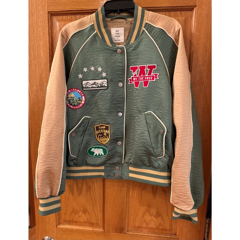 Free People We The Free Star Power Souvenir Jacket L (NWOT) - Picture 2 of 7
